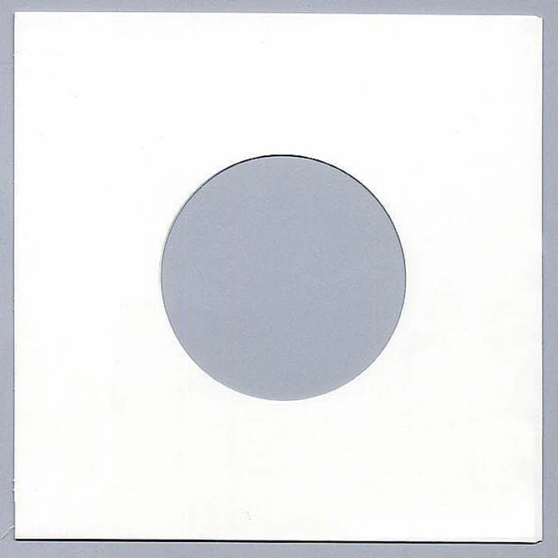 White Paper 45 RPM Record Sleeves 20 Weight Acid-Free Paper