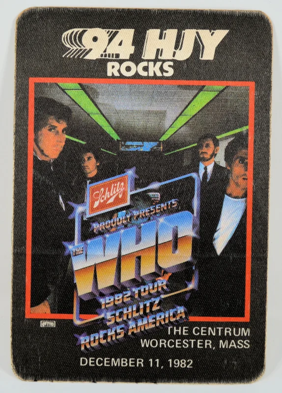 Who, The - 1982 Backstage Pass