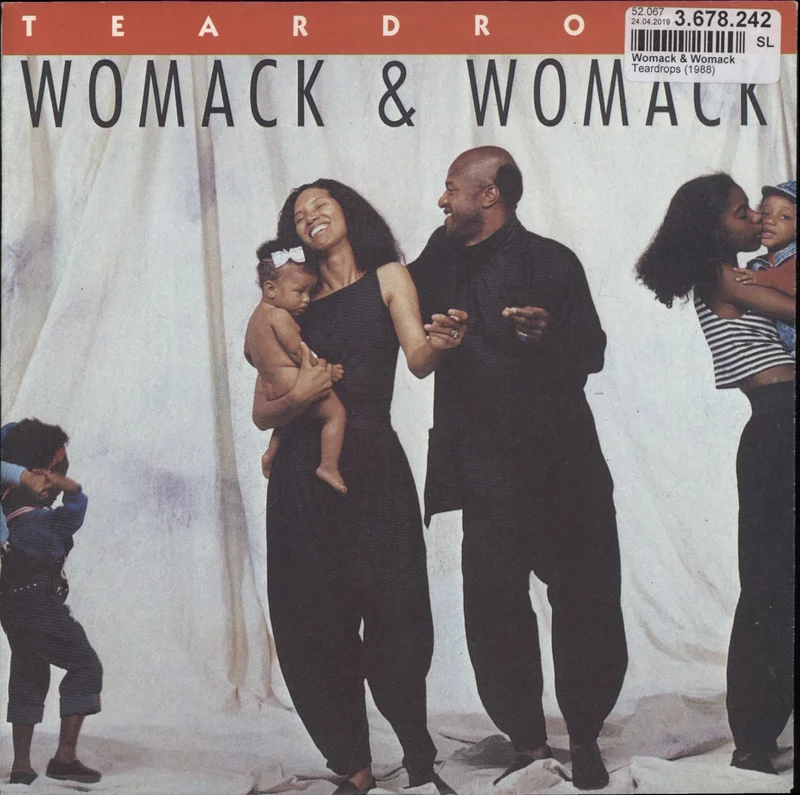 Womack & Womack Teardrops (Remix) UK 7" vinyl